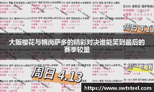 大阪樱花与幌岗萨多的精彩对决谁能笑到最后的赛季较量